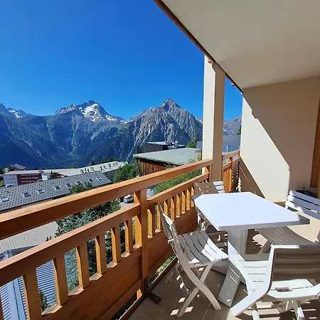 4 Pers. Aux Deux Alpes Avec Parking Et Vue Degagee - Fr-1-516-117 アパート